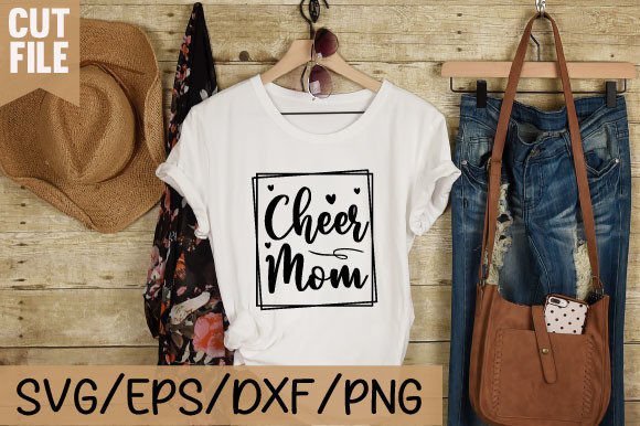 CHEER MOM SVG, MOM SHIRT