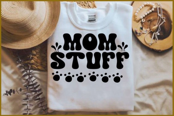Mom Stuff – Tote Bag Retro SVG Design